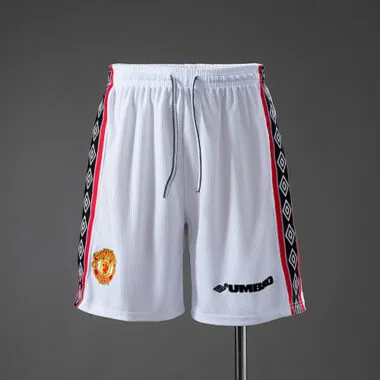 Retro Mancheter United 1998/99 Home Shorts