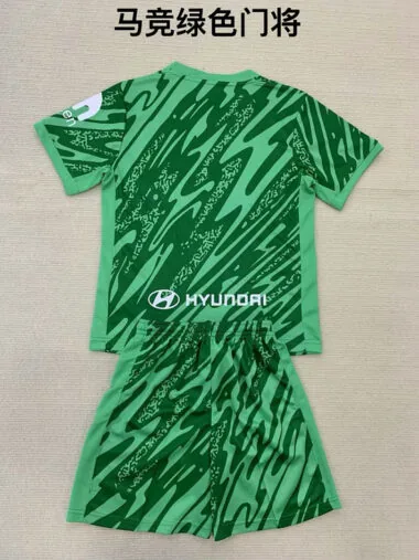 24-25 Atletico Madrid Green goalkeeper adult and kid kit