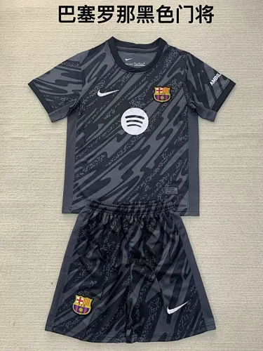 24-25 Barcelona gray goalkeeper klid kit and adult uniform