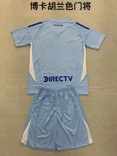 24-25 Boca blue goalkeeper kid kit