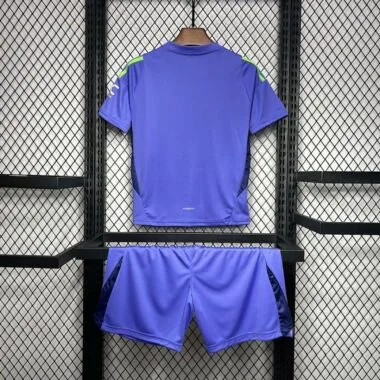Equipamento infantil de guarda-redes do Manchester United, roxo, n.º 24-25