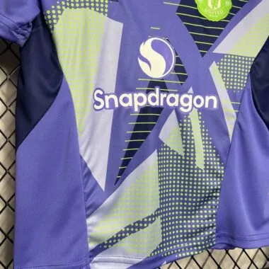Equipamento infantil de guarda-redes do Manchester United, roxo, n.º 24-25