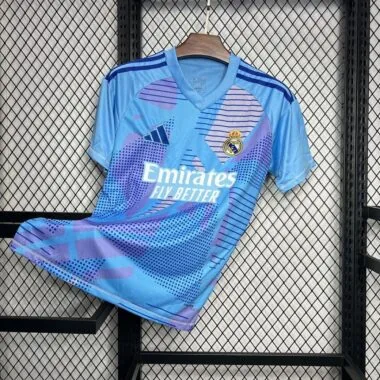 24-25 Real Madrid blue goalkeeper jersey