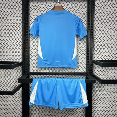24-25 Real Madrid blue goalkeeper kid kit