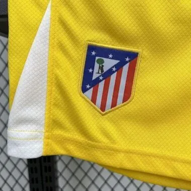 25-26 Atletico Madrid yellow goalkeeper kid kit