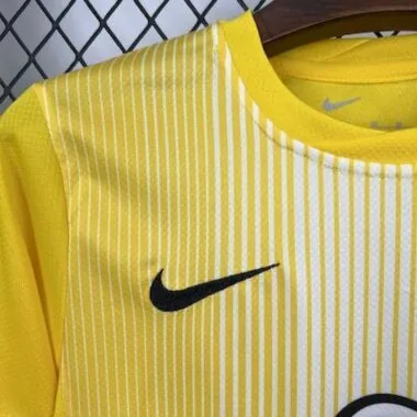 25-26 Atletico Madrid yellow goalkeeper kid kit