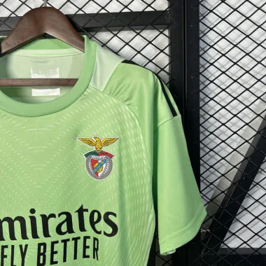 Camiseta de portero verde del Benfica, números 25 y 26
