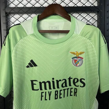 Camiseta de portero verde del Benfica, números 25 y 26