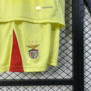 25-26 Benfica yellow goalkeeper kid kit