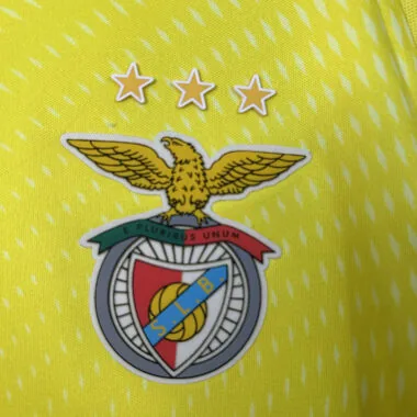 25-26 Benfica yellow goalkeeper kid kit