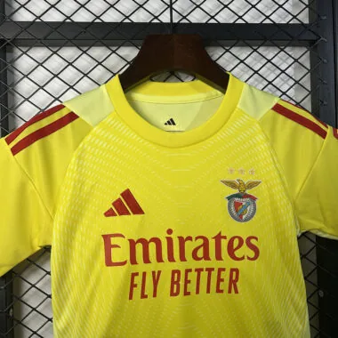 25-26 Benfica yellow goalkeeper kid kit