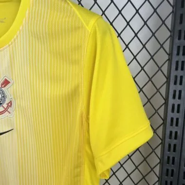 Camisa amarela de guarda-redes dos 25-26 Corinthians