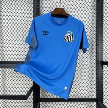 25-26 Santos blue goalkeeper jersey