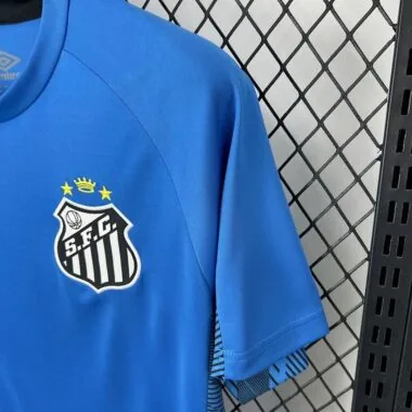 25-26 Santos blue goalkeeper jersey