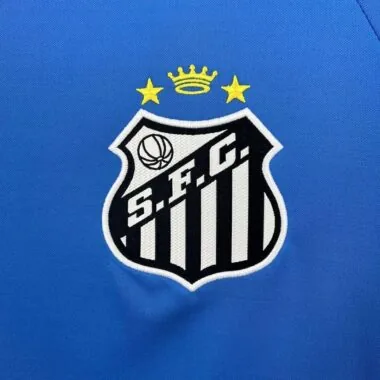 25-26 Santos blue goalkeeper jersey