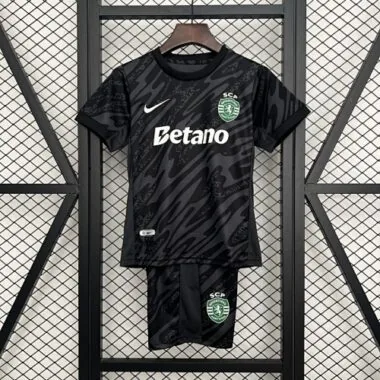 25/26 Sporting Lisbon Goalkeeper Black Size: 16-28
