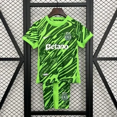 25/26 Sporting Lisbon Goalkeeper Green Size: 16-28