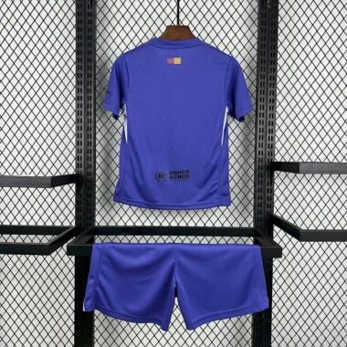 Barcelona 2025/26 Purple Goalkeeper Kids Kit