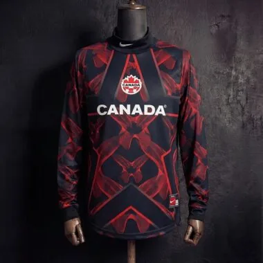Canada 2026 Black and red goalkeeper long sleeves Jersey