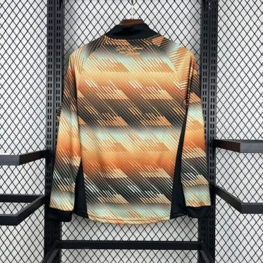 Camisa de guarda-redes da seleção francesa para o Mundial de 2026, cor laranja, de manga comprida
