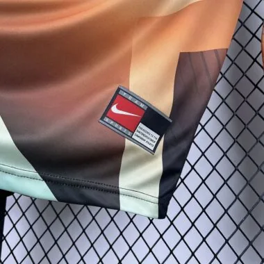 Camisa de guarda-redes da seleção francesa para o Mundial de 2026, cor laranja, de manga comprida