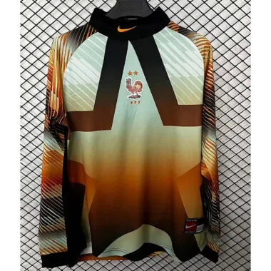 Camisa de guarda-redes da seleção francesa para o Mundial de 2026, cor laranja, de manga comprida