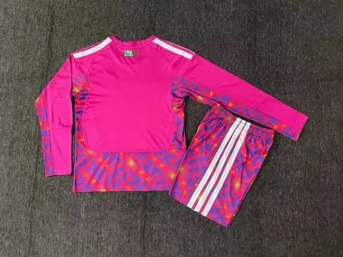 Mexico 2026 Pink Goalkeeper Long Sleeve kid kit