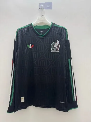 Mexico 2026 World Cup Black Goalkeeper Long sleeve Jersey (S-4XL)