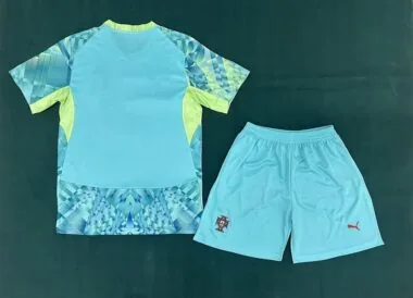 Portugal 2026 Blue Goalkeeper Soccer Uniform (S-2XL)