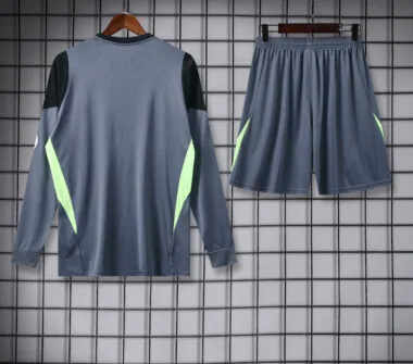 Real Madrid 2025/26 Gray Long Sleeve Goalkeeper kit