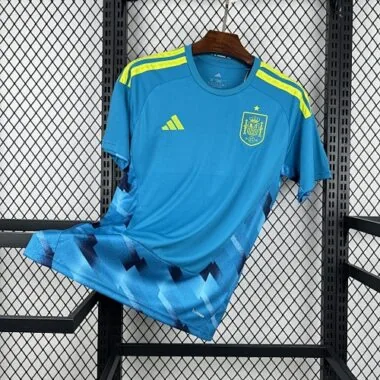 Camisa azul do guarda-redes da Espanha para o Mundial de 2026
