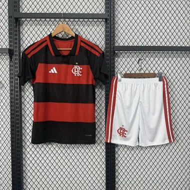 Conjunto de jogo em casa do Flamengo 2026/27 para adultos, tamanhos S-2XL