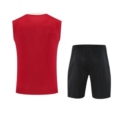 25-26 Manchester United Red Vest Suit