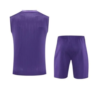25-26 Real Madrid Purple Vest Suit