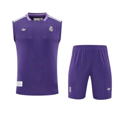 25-26 Real Madrid Purple Vest Suit
