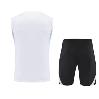 25-26 Real Madrid White and Gray Vest Suit