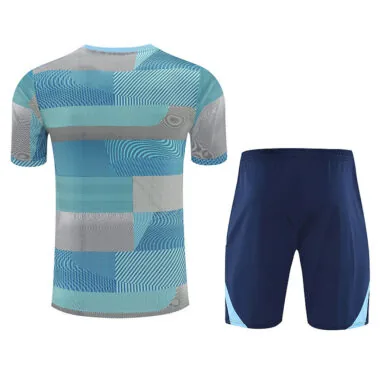 25-26 Real Madrid blue and gray training suit