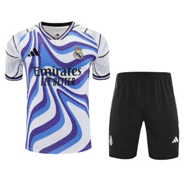 25-26 Real Madrid blue and white training suit
