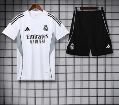 25-26 Real Madrid white training suit