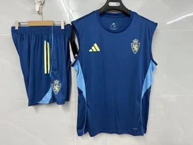 25-26 Real Zaragoza Blue Vest Suit