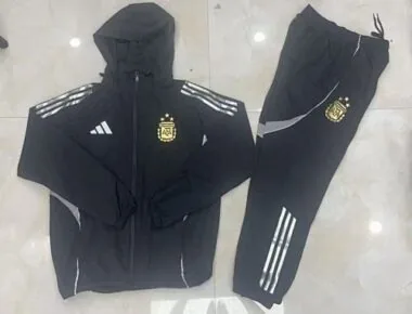 Argentina 2025/26 Black Windbreaker suit S-2XL