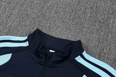 Argentina 2025/26 Blue Half zipper training clothes
