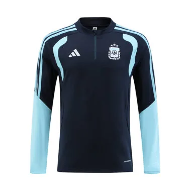 Argentina 2025/26 Blue Half zipper training clothes Kid Size