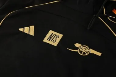 Arsenal 2025/26 Black Hoodie Suit (S-2XL)
