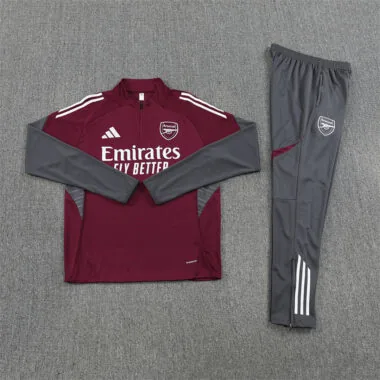 Arsenal 2025/26 Red Half zipper training clothes