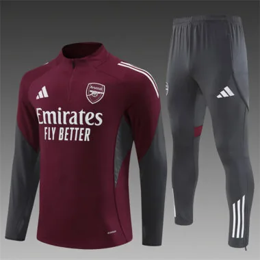 Arsenal 2025/26 Red Half zipper training clothes