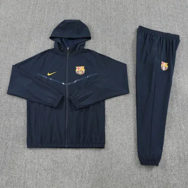 Barcelona 2025/26 Black Windbreaker suit S-2XL