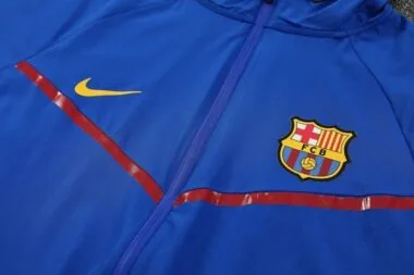 Barcelona 2025/26 bright blue Windbreaker suit (S-2XL)