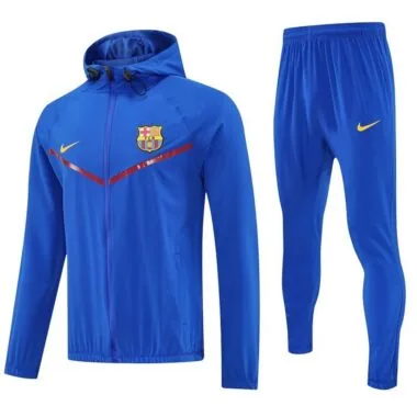 Barcelona 2025/26 bright blue Windbreaker suit (S-2XL)