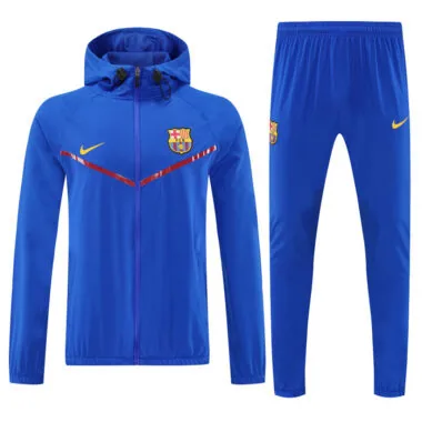 Barcelona 2025/26 bright blue Windbreaker suit (S-2XL)
